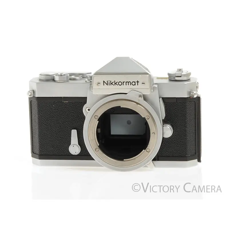 Nikon Nikkormat FTN Chrome 35mm SLR Camera Body -No Meter- [BGN]
