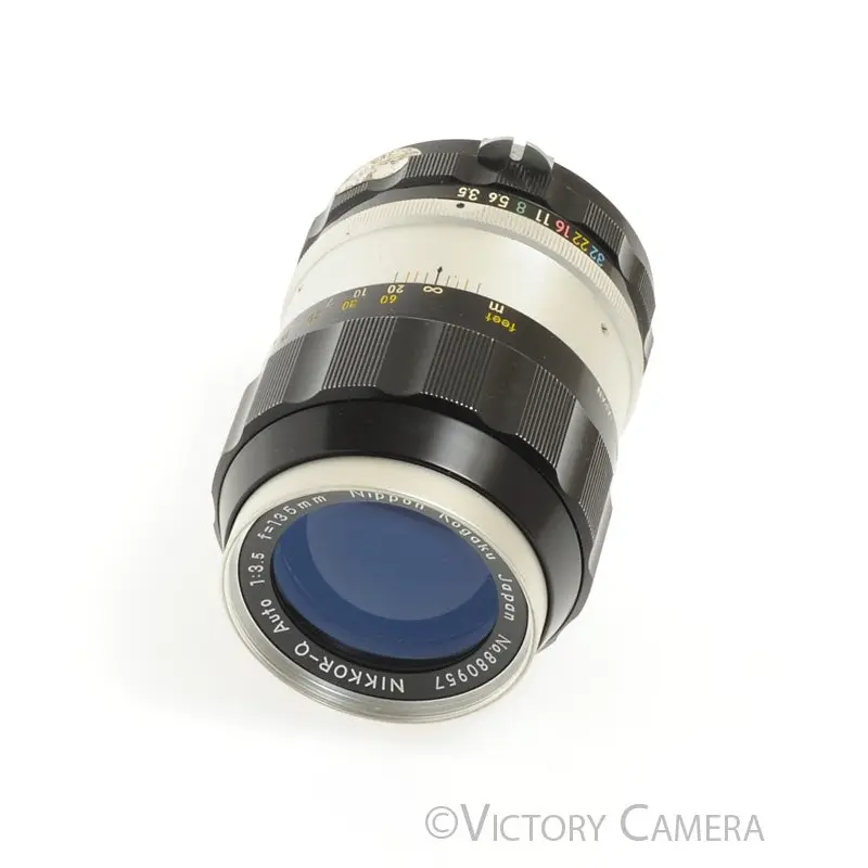 Nikor Nikkor-Q Auto 13.5cm 135mm f3.5 Non-AI Telephoto Lens [GOOD]