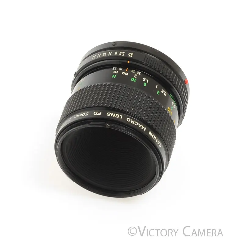 Canon FD 50mm f3.5 (late version) Macro Prime Lens [EXC+]