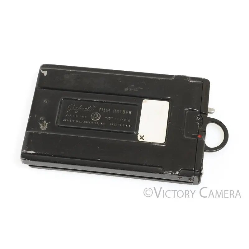 Graflex Grafmatic Rapid 4x5 View Camera Film Holder w/ Six Septums [GOOD]