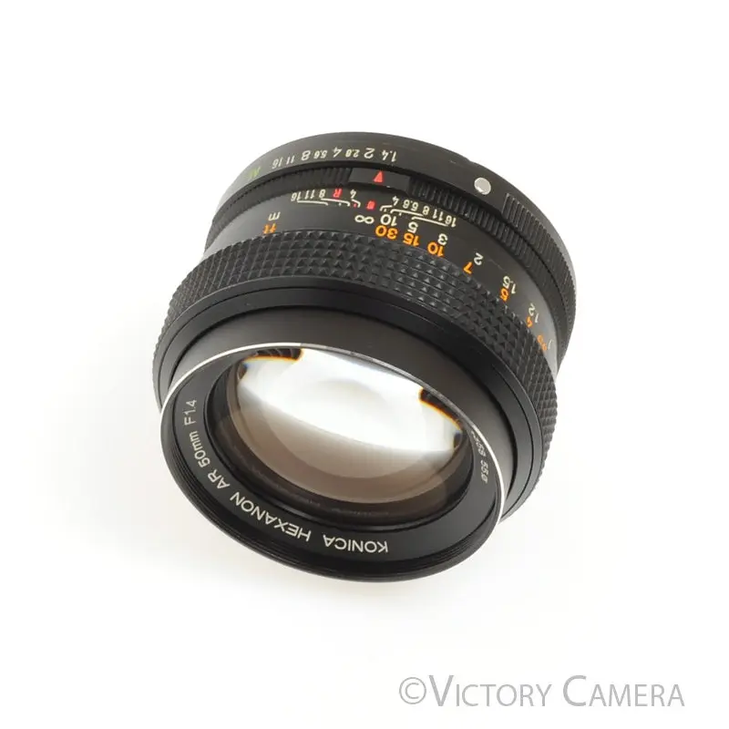 Konica Hexanon 50mm F1.4 AR Mount Prime Lens [EXC+]