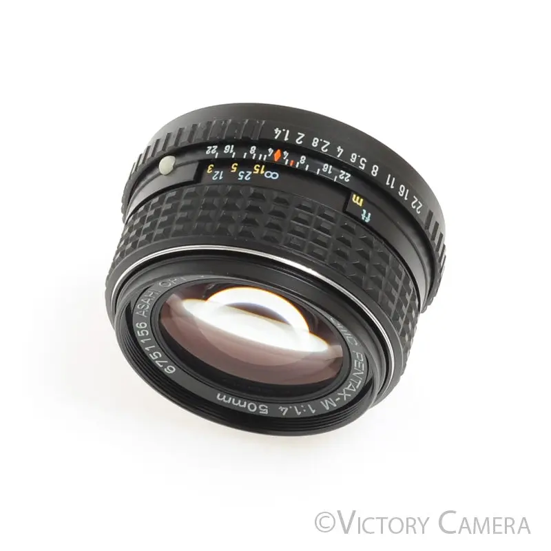Pentax SMC Pentax-M 50mm f1.4 Prime Lens for K Mount [MINT-]