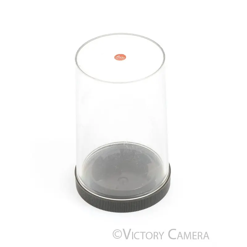 Leica Leitz Plastic Lens Bubble Case for R Mount ~5" Tall [EXC-]