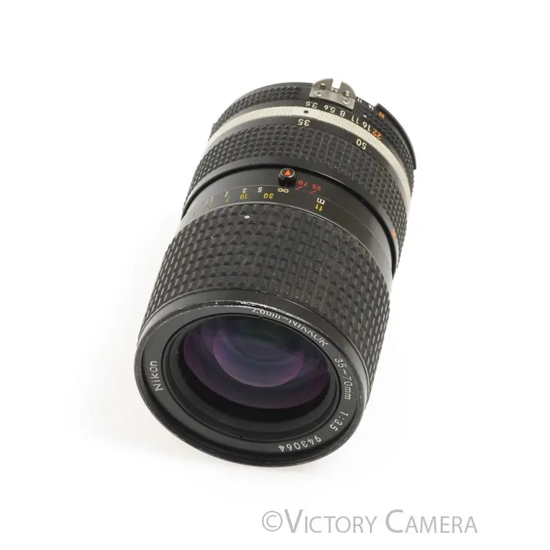 Nikon Zoom-Nikkor 35-70mm f3.5 Straight AI-S Manual Focus Lens -Rare- [EXC]