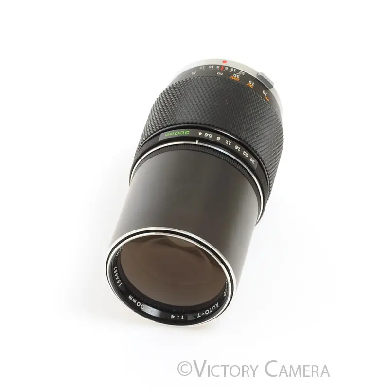 Olympus E.Zuiko 200mm f4 Auto-T Telephoto Prime Lens for OM Mount  [EXC+]