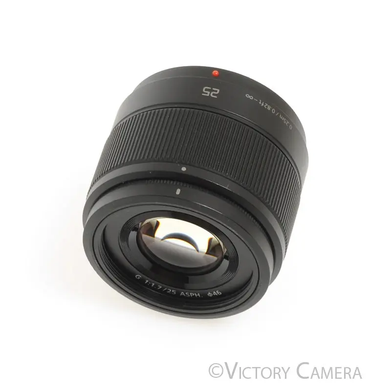 Panasonic Lumix 25mm f1.7 G Asph. Prime Lens for Micro 4/3  [EXC]