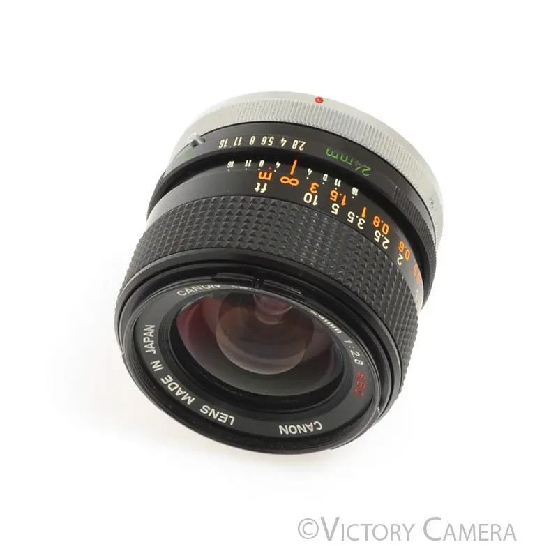 Canon FD 24mm f2.8 S.S.C Wide Angle Prime Lens [EXC+]