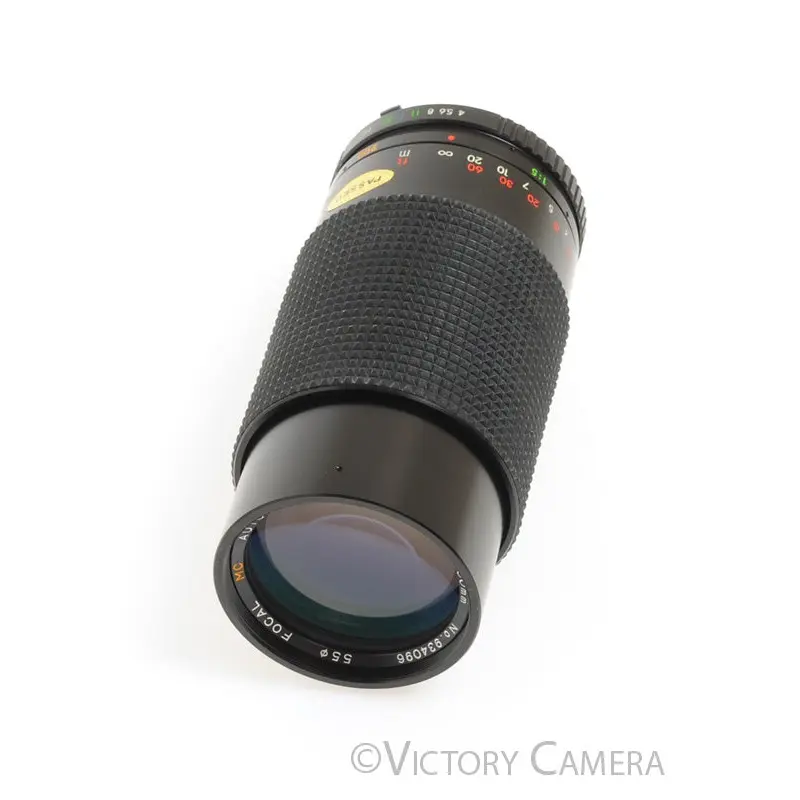 Focal MC 80-200mm f4 Telephoto Zoom Lens for Minolta Manual Focus [MINT]