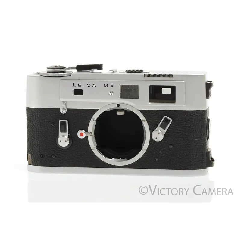 Leica Leitz M5 2 Lug Chrome 35mm Rangefinder Camera Body -Good Meter- [EXC]