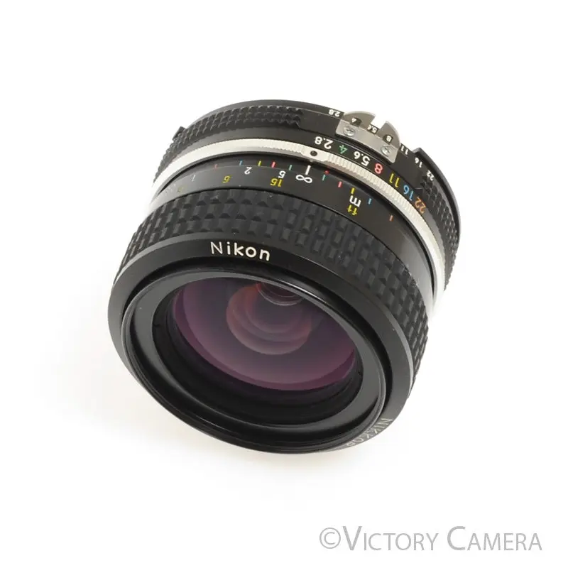 Nikon Nikkor 28mm f2.8 AI Manual Focus Wide Angle Prime Lens  [MINT]