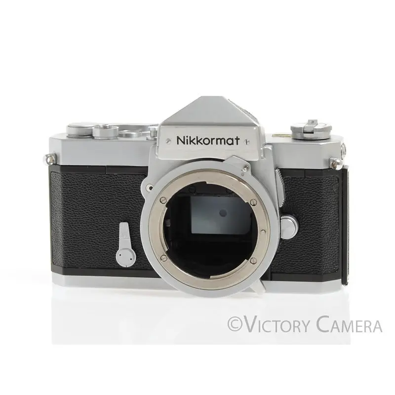 Nikon Nikkormat FT-N FTN Chrome 35mm Film Camera Body -Clean, Good Seals-
