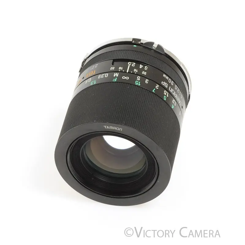 Tamron SP 90mm F2.5 Macro Adaptall Lens w/ Adaptall 2 for Nikon AI [MINT-]