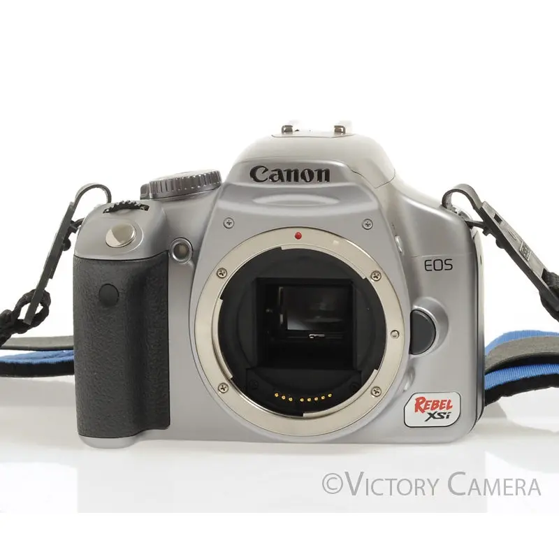 Canon EOS Rebel XSi 12.2MP Digital SLR Grey Camera Body [EXC+]
