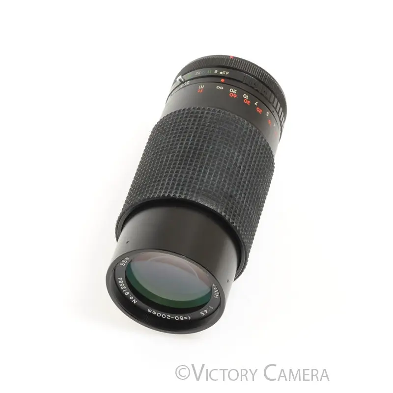 Focal MC Auto 80-200mm f4.5 Telephoto Zoom Lens for Canon FD [EXC+]