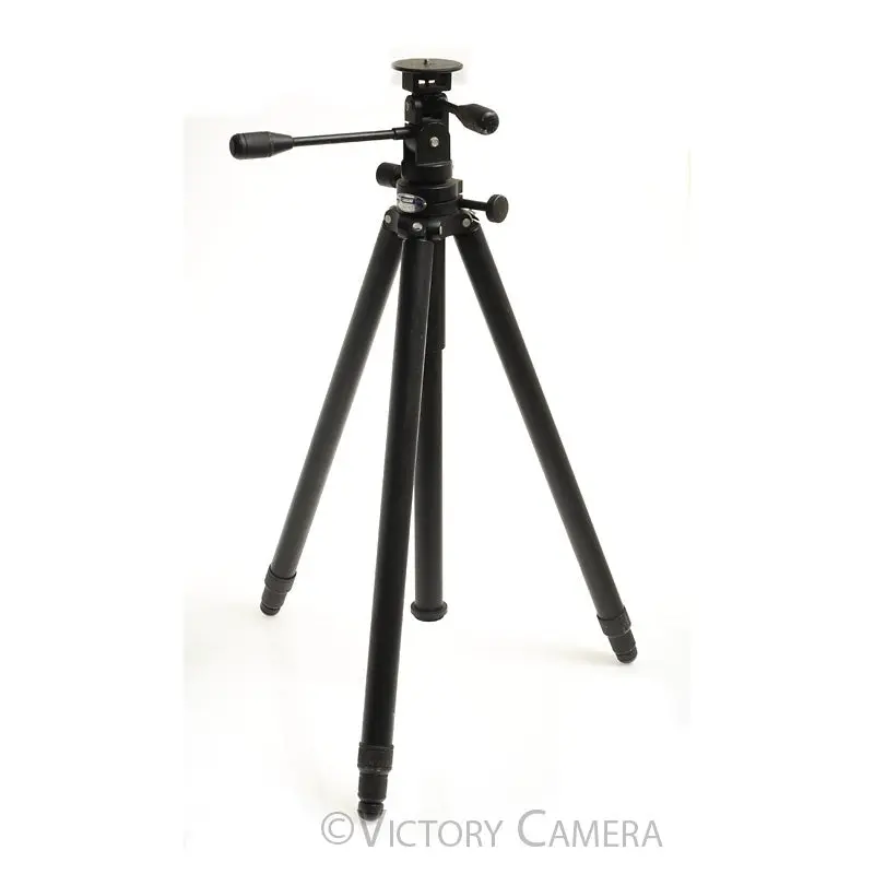 Leica Leitz 4602 Tiltall Black Metal Heavy Duty Tripod w/ 1/4" Mount  [EXC-]