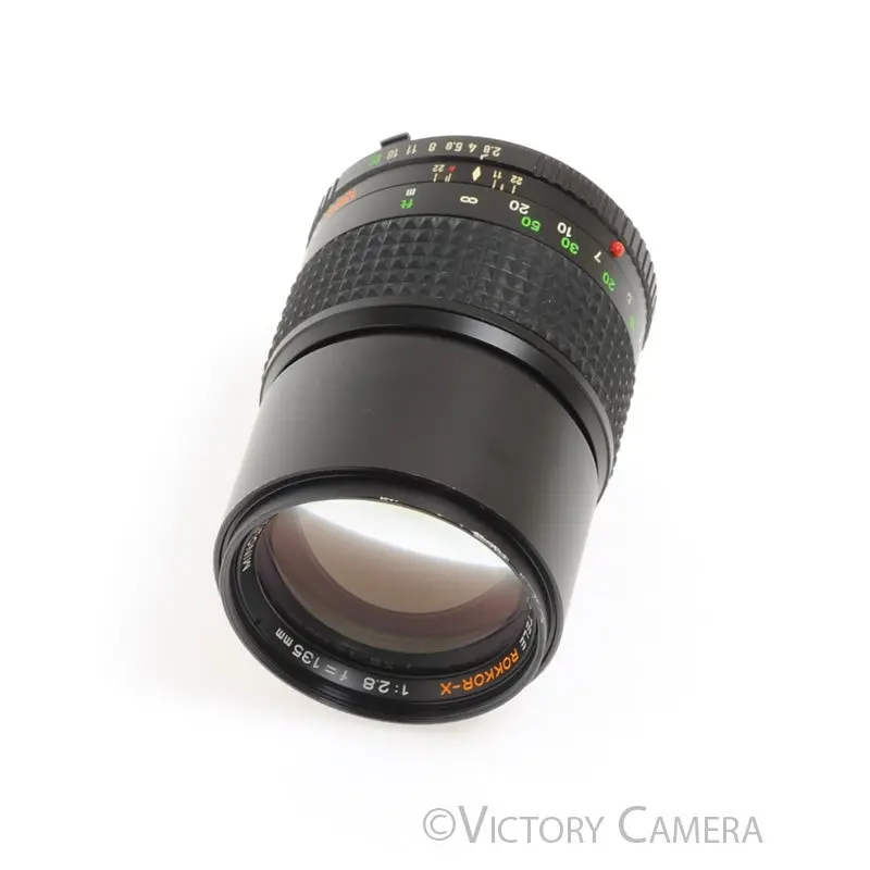 Minolta MC Tele Rokkor-X 135mm f2.8 Telephoto Prime Lens [EXC]