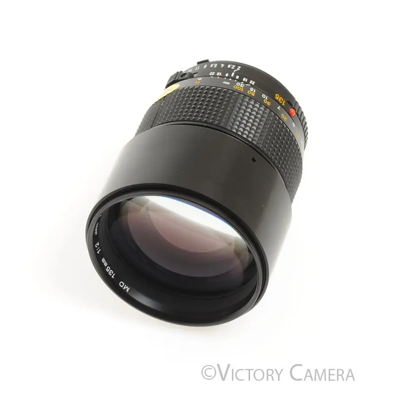 Minolta MD Rare 135mm f2.0 FAST Telephoto Prime Lens [EXC]