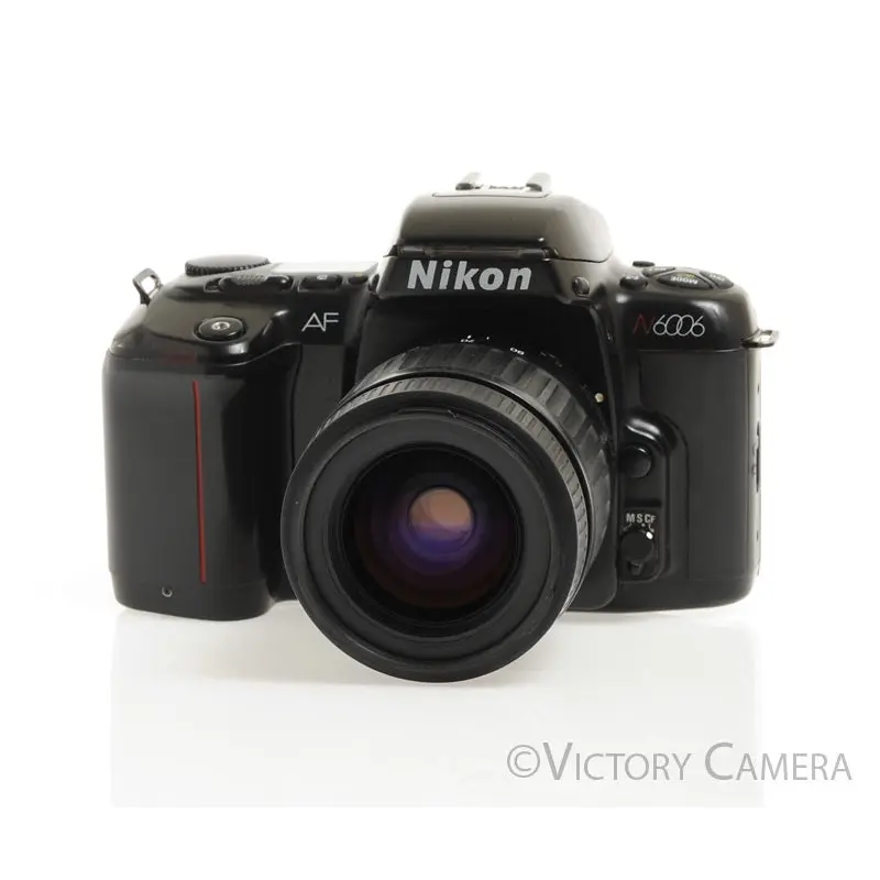 Nikon N6006 6000 AF Film SLR Camera w/ 35-90mm Zoom Lens [EXC+]