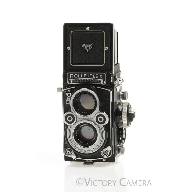 Rollei Rolleiflex 3.5F Type 1 6x6 TLR Camera w/ Xenotar 75mm f3.5 Lens [EXC+]