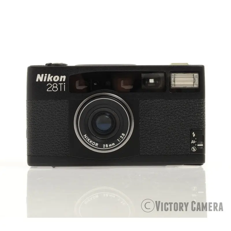 Nikon 28Ti 28 Ti Black 35mm Film Point & Shoot Camera -Cool- [EXC+]