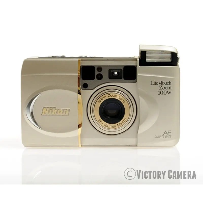 Nikon Lite Touch Zoom 100W 35mm Point & Shoot Film Camera  [EXC]