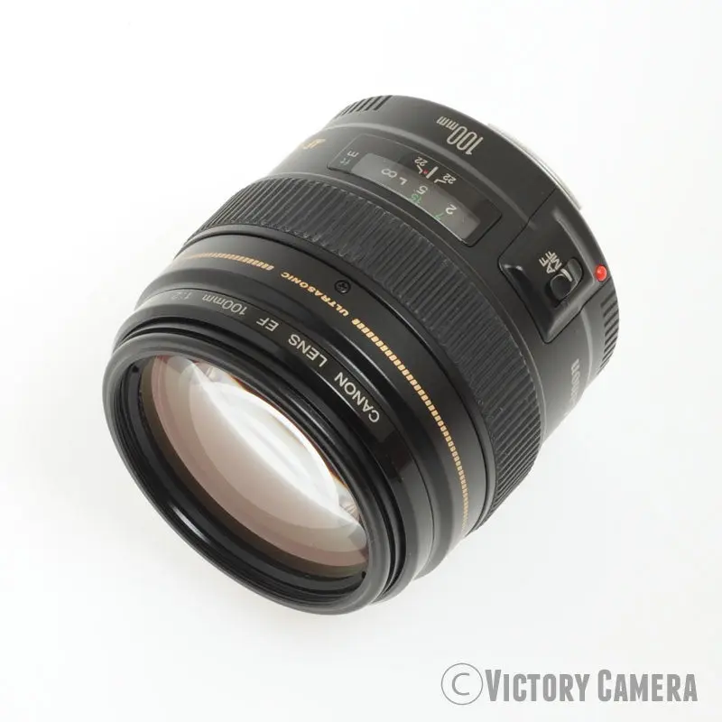 Canon EOS EF 100mm f2.0 USM Telephoto Prime Lens [MINT-]