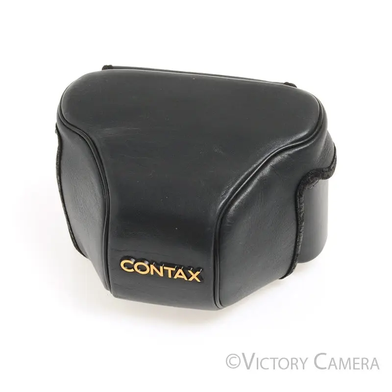 Contax GC-111 Blue / Grey Leather Ever Ready Camera Case for G1 [EXC-]