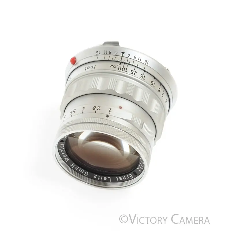 Leica 5cm 50mm f2 V2 Rigid Summicron M Mount Lens [EXC+]