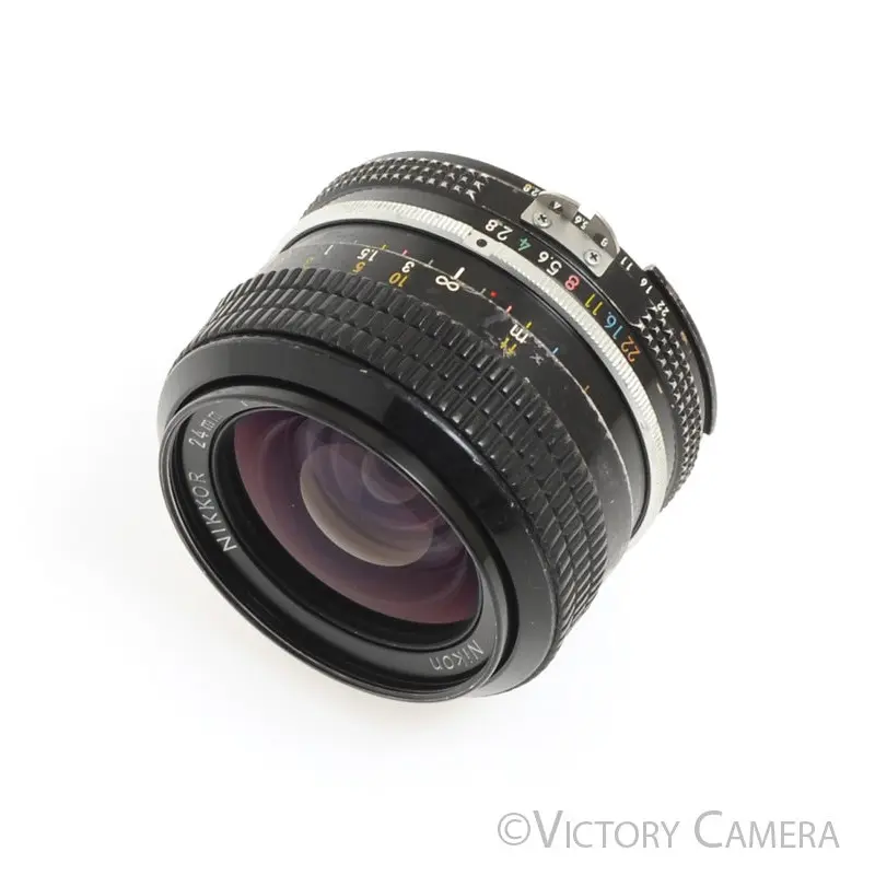 Nikon Nikkor 24mm f2.8 AI Wide Angle Prime Lens  [BAR]