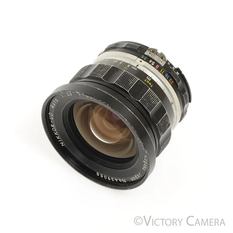 Nikon Nikkor-UD 20mm f3.5 AI'd Manual Focus Wide Angle Lens  [BAR]
