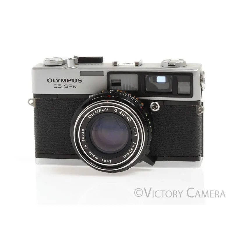 Olympus 35 SPN Chrome 35mm Rangefinder Camera w/ 42mm f1.7 Lens -New Seals- [EXC-]