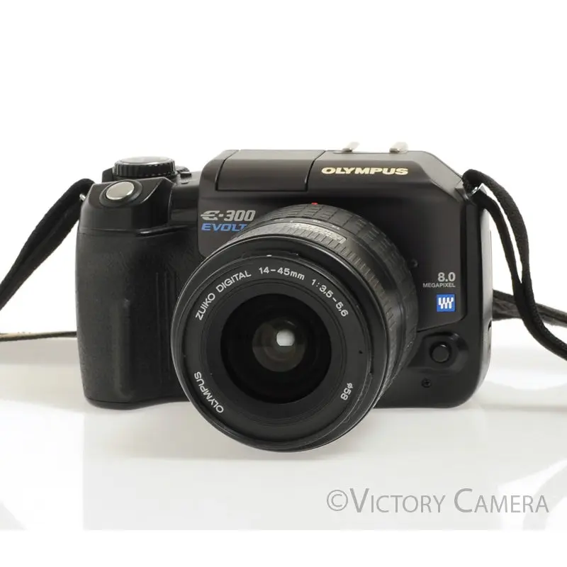 Olympus Evolt E-300 8MP CCD Sensor Digital Camera w/ 14-45mm, 40-150mm [EXC+]
