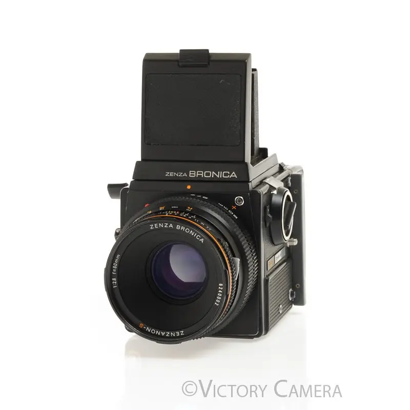 Zenza Bronica SQ-A 6x6 Medium Format SLR 80mm f2.8 Lens WLF [EXC]