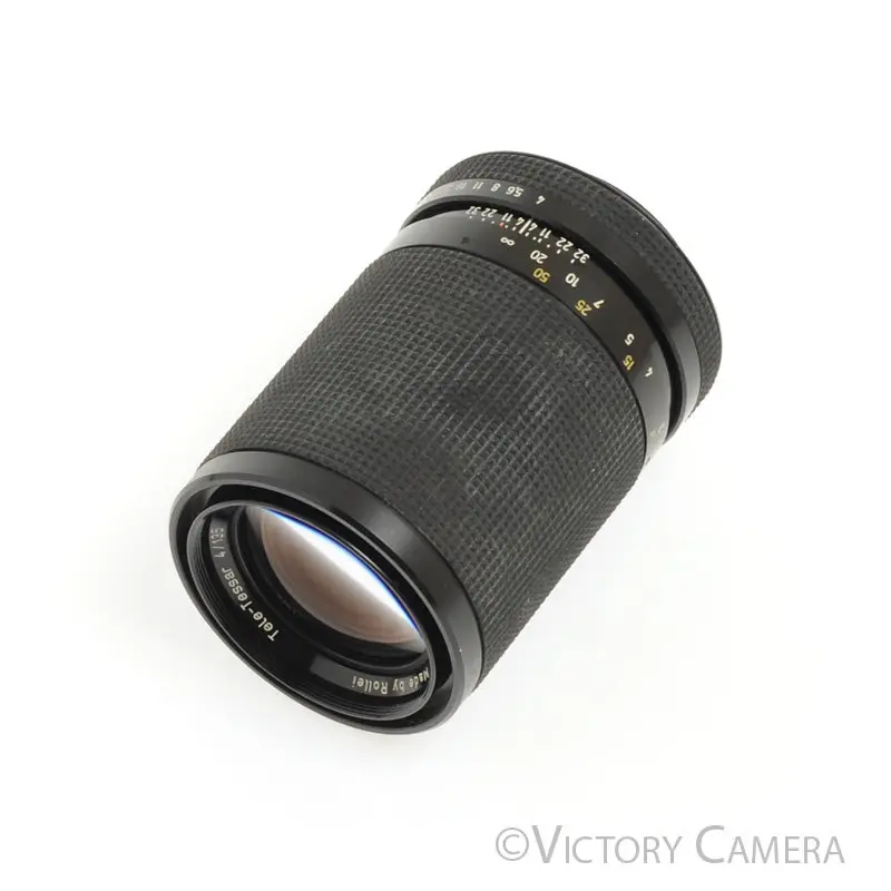 Rollei HFT 135mm f4 Tele-Tessar Telephoto Lens for Rollei/QBM Mount [EXC+]