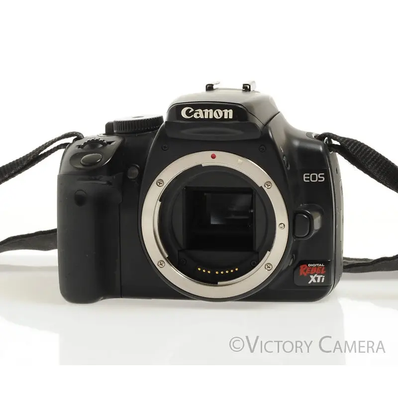 Canon Rebel XTi 10.1MP DSLR Camera Body w/ Charger  [EXC+]