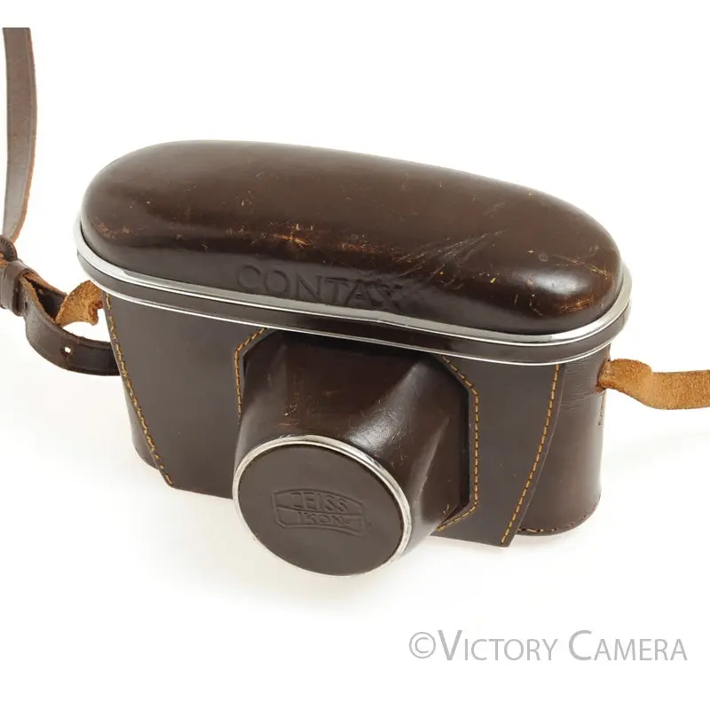 Contax Genuine Leather Ever Ready Camera Case for IIA IIIA [EXC]