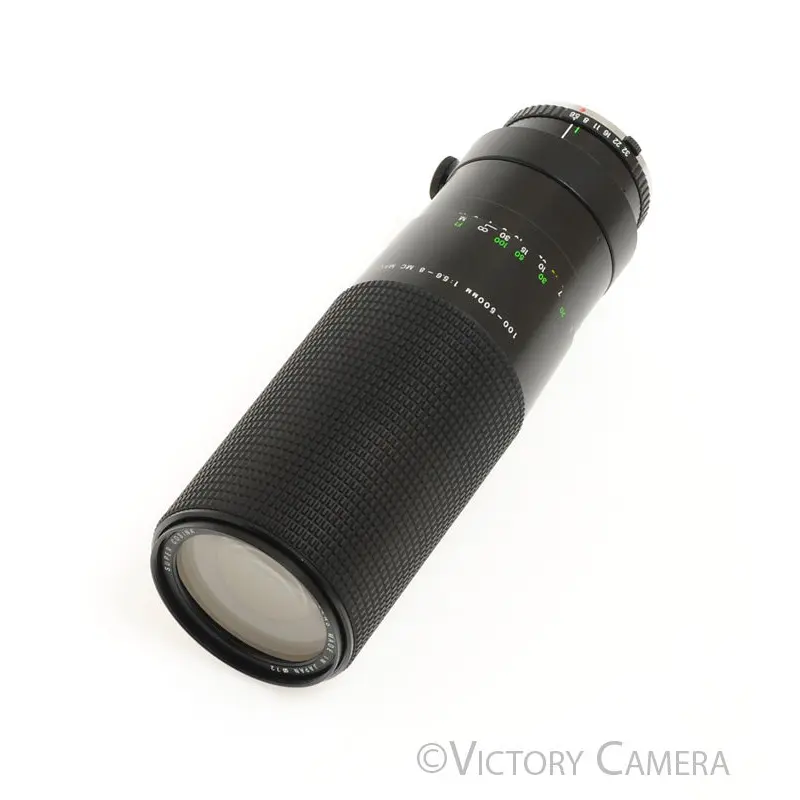 Cosina Super 100-500mm f5.6-8 Macro Telephoto Zoom Lens for Olympus OM [MINT-]