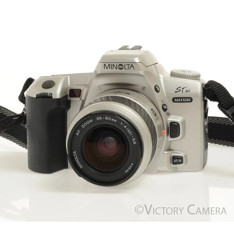 Minolta Maxxum ST Si 35mm Film SLR w/ 35-80mm f4-5.6 AF Lens [EXC+]