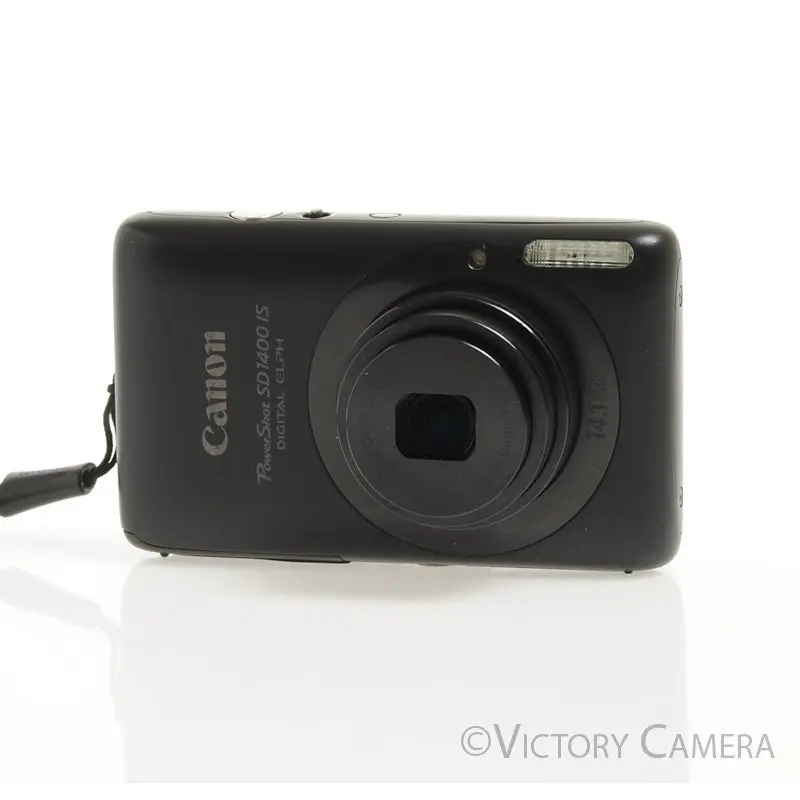 Canon PowerShot Digital ELPH SD1400 IS 14.1MP Point & Shoot Camera [EXC]