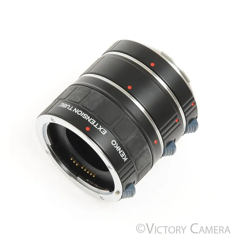 Kenko Auto Extension Tube Set (of 3) for Canon EF [EXC+]
