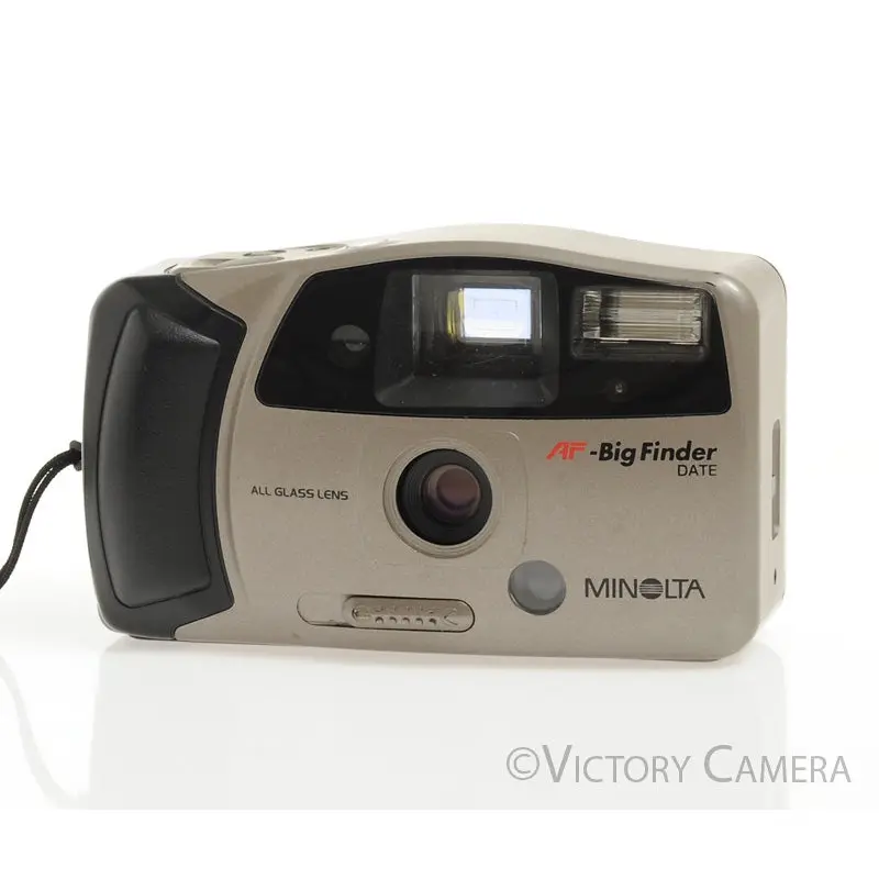Minolta Big Finder AF Date 35mm Point & Shoot Film Camera [EXC]