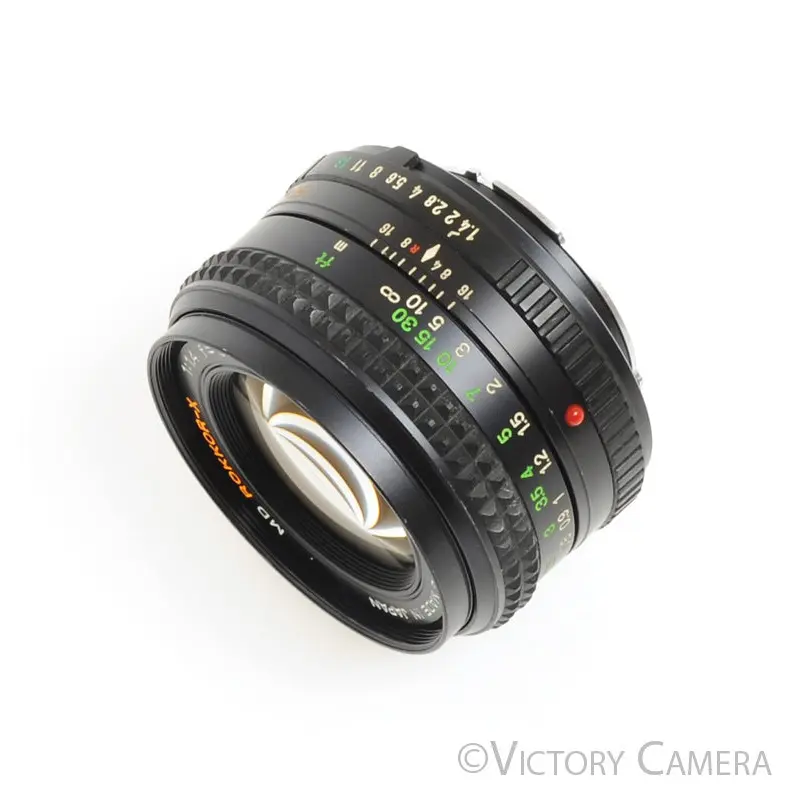 Minolta MD Rokkor-X 50mm f1.4 Manual Focus Prime Lens [EXC+]