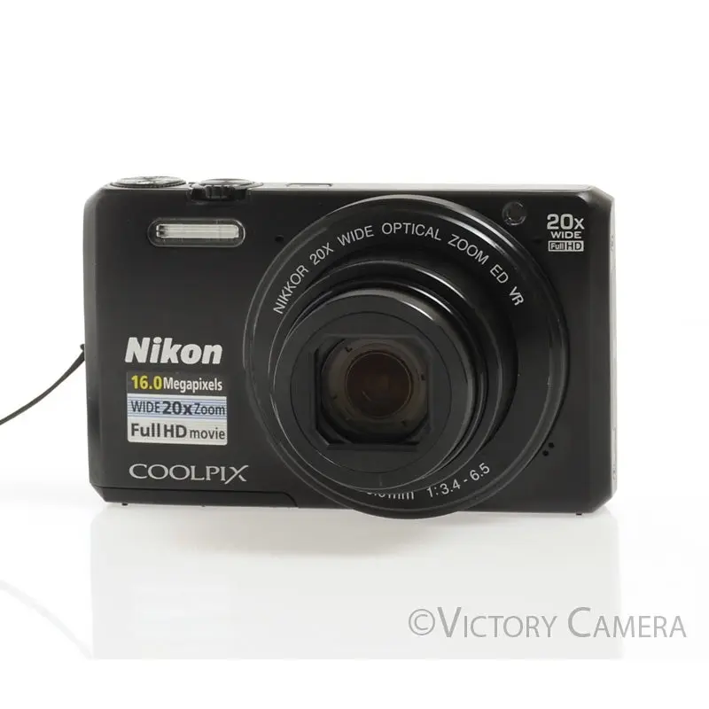 Nikon CoolPix S7000 Black 16MP Digital Point & Shoot Camera [EXC+]