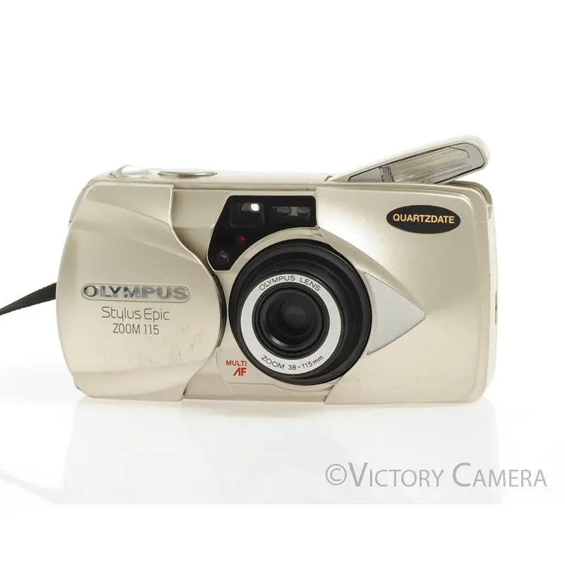 Olympus Stylus Epic Zoom 115 35mm Point & Shoot Film Camera [EXC]