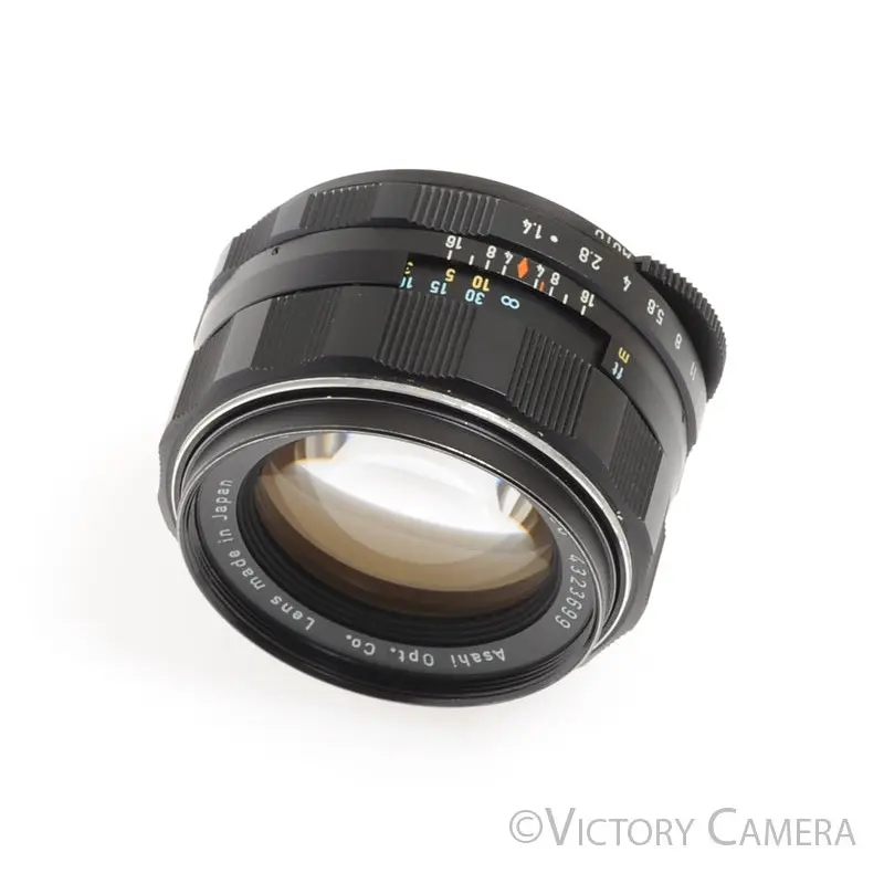 Pentax Super-Takumar 50mm F1.4 M42 Screw Mount Thorium Glass Lens [EXC]