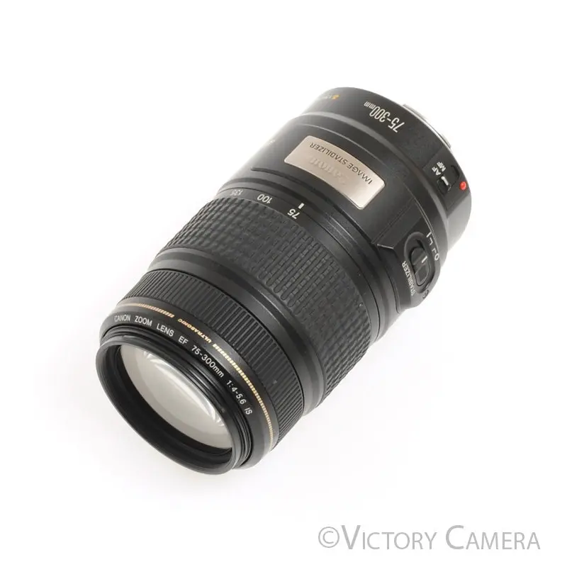 Canon EOS EF 75-300mm f4-5.6 IS Ultrasonic Telephoto Zoom Lens [EXC]