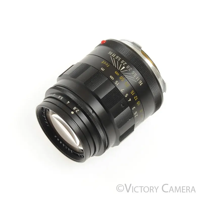 Leica 90mm f2.8 Tele-Elmarit Black "Fat" Telephoto Lens for M Mount [EXC+]