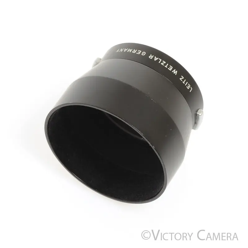 Leica IUFOO 12575 Lens Hood for 135mm Elmar 90mm Elmarit w/ Cap [EXC+]
