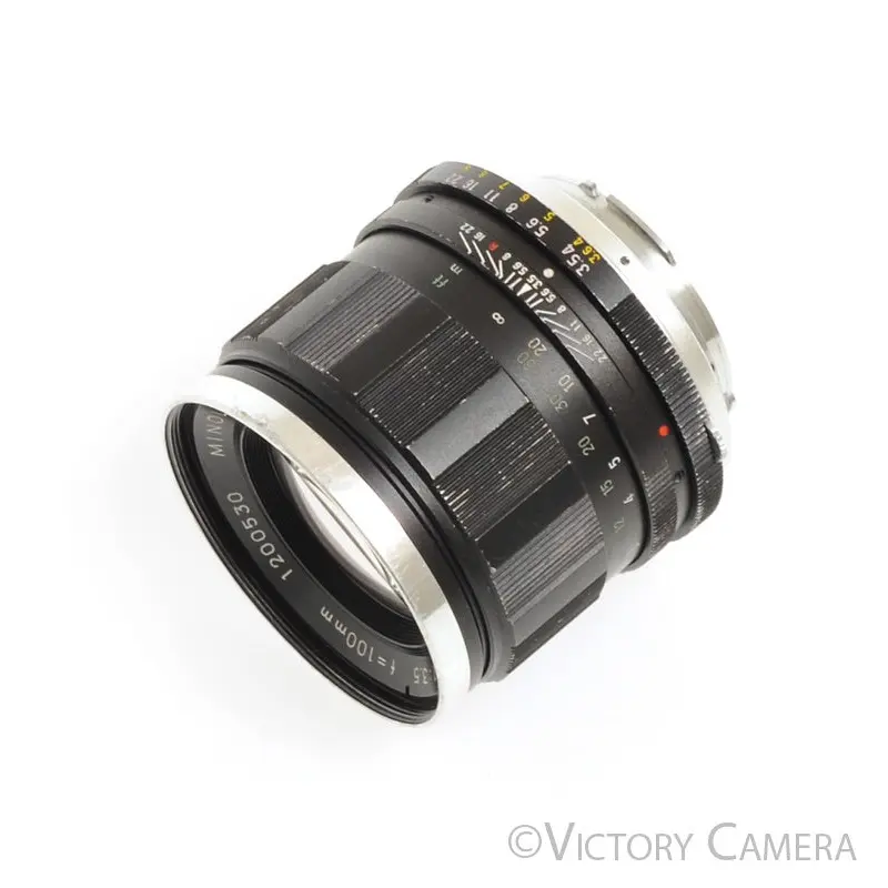 Minolta Tele Rokkor-QE 100mm f3.5 Telephoto Prime Lens [BAR]