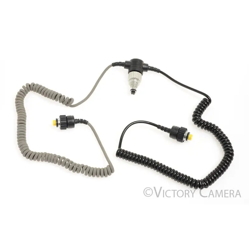Nikon Nikonos Double Flash Sync Cable for SB Series Strobes [EXC+]